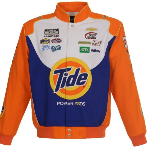 BE60)JH Design Ryan Preece [TIDE] NASCAR 2021/レーシングツイルジャケット/2XL/USサイズ_画像2