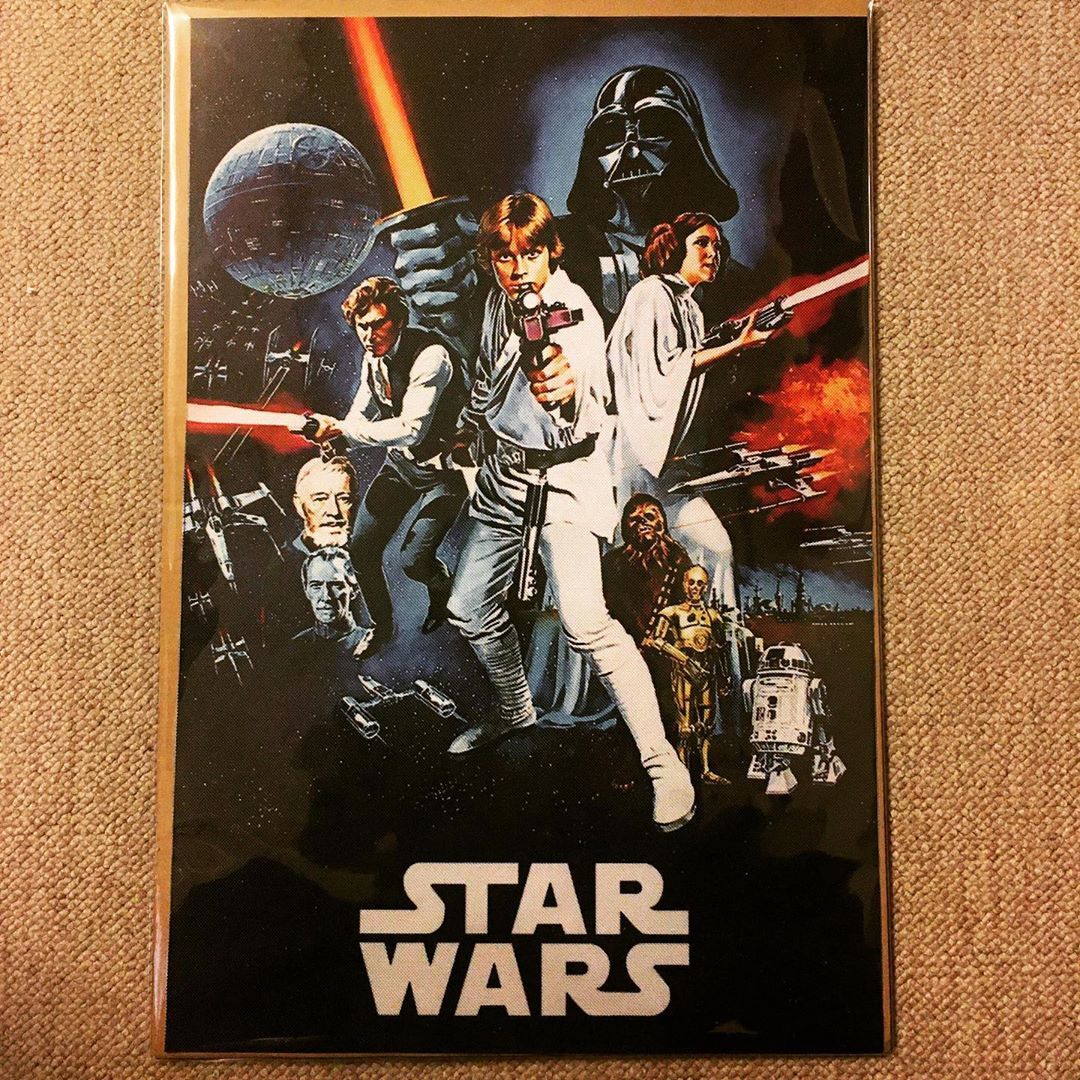 高品質の激安 スターウォーズ 第一作 エピソード4 B2ポスター