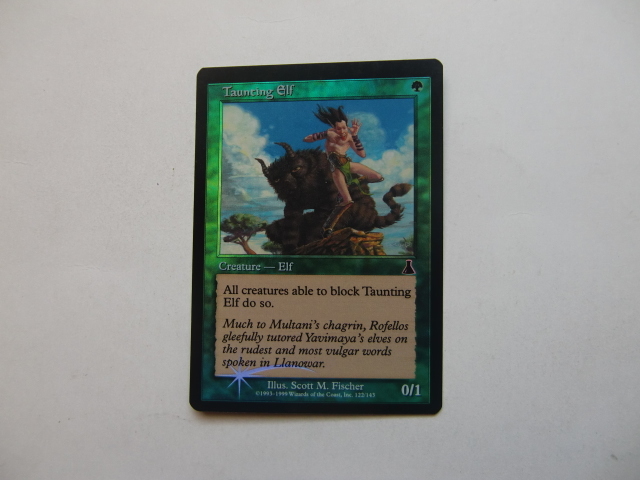 ヤフオク! - バイン MTG 嘲るエルフ/Taunting Elf fo...