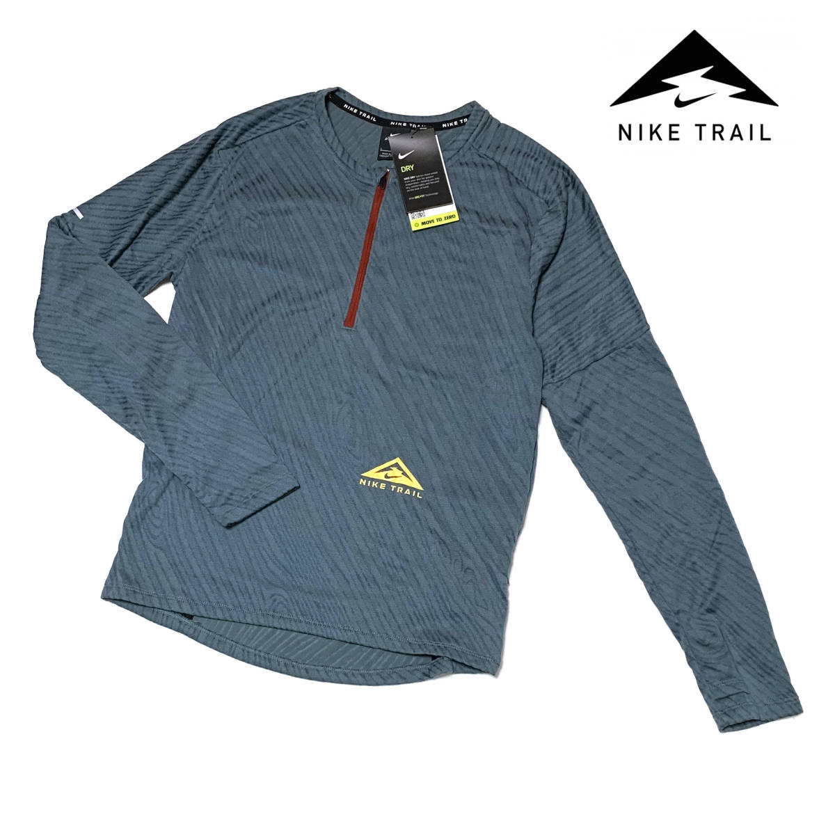 新品 Sサイズ ナイキ トレイル ランニング 長袖Tシャツ ハーフ 新品 Sサイズ ナイキ トレイル ランニング 長袖Tシャツ ハーフ