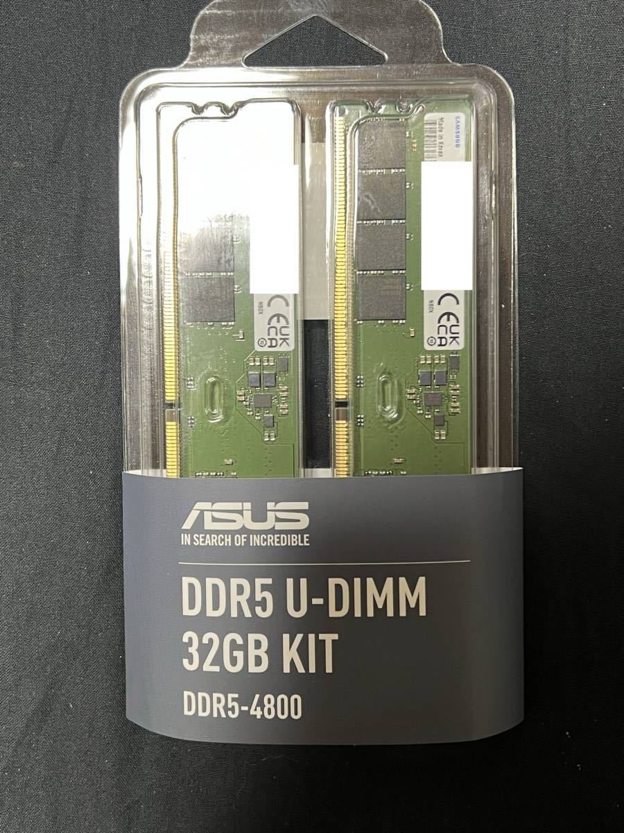 新品未使用】ASUS DDR5 U-DIMM 32GB KIT DDR5-4800 [DDR5 PC5-38400