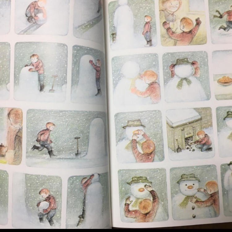 The Snowman 英語絵本