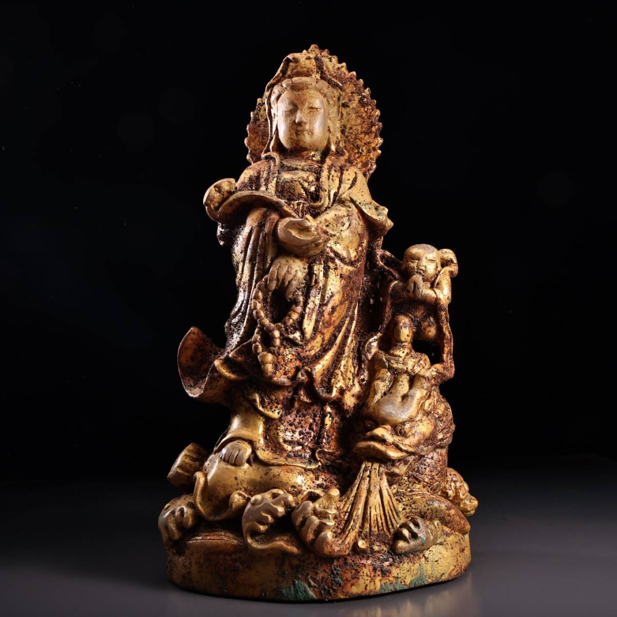 典藏*白玉*細密彫*觀音】収蔵品 貴重物品 古美術品 albasaude.com.br