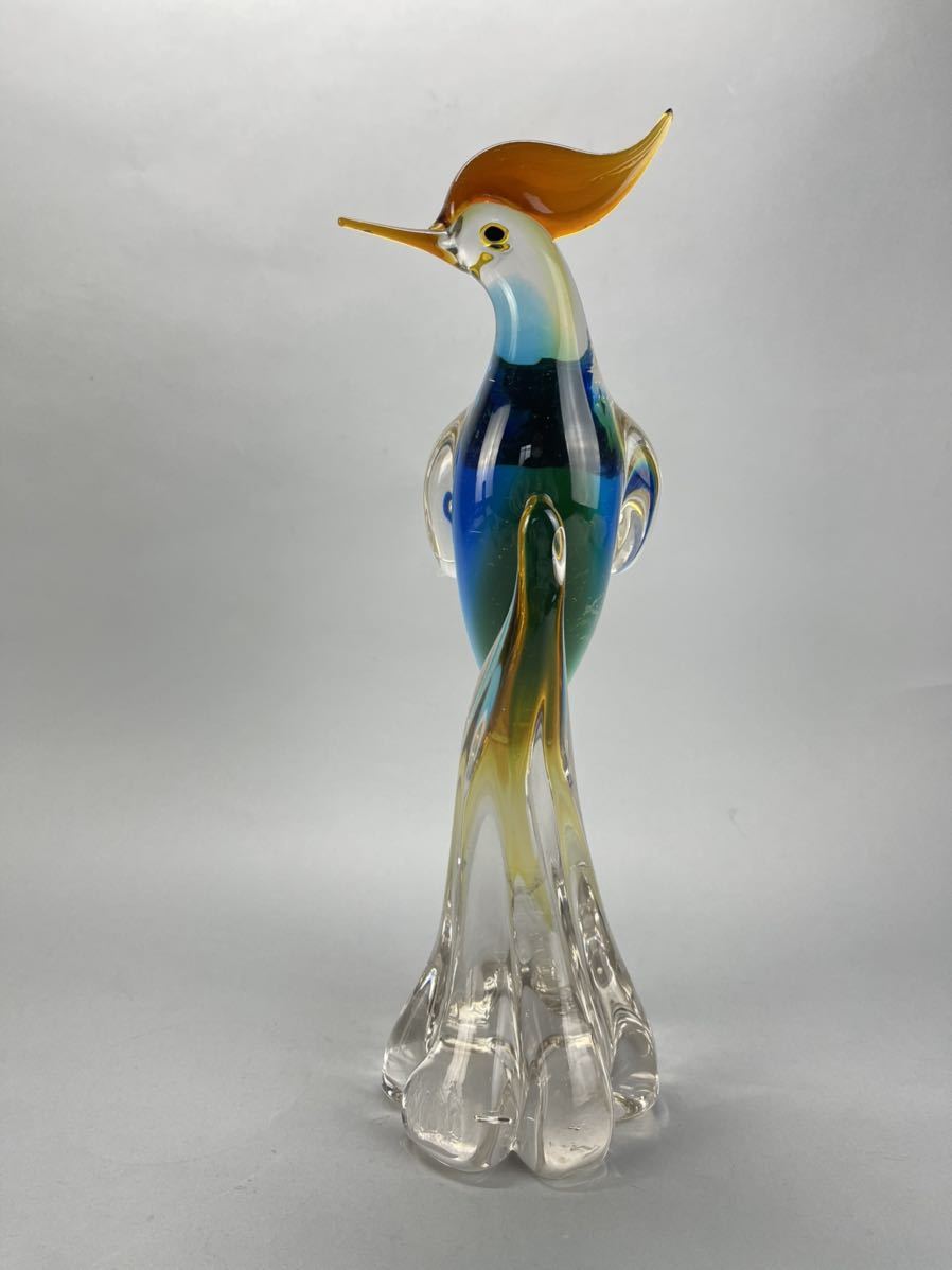 ヤフオク! - 庄梅-D806-100 ガラス工芸 民芸品 和硝子 鳥置物