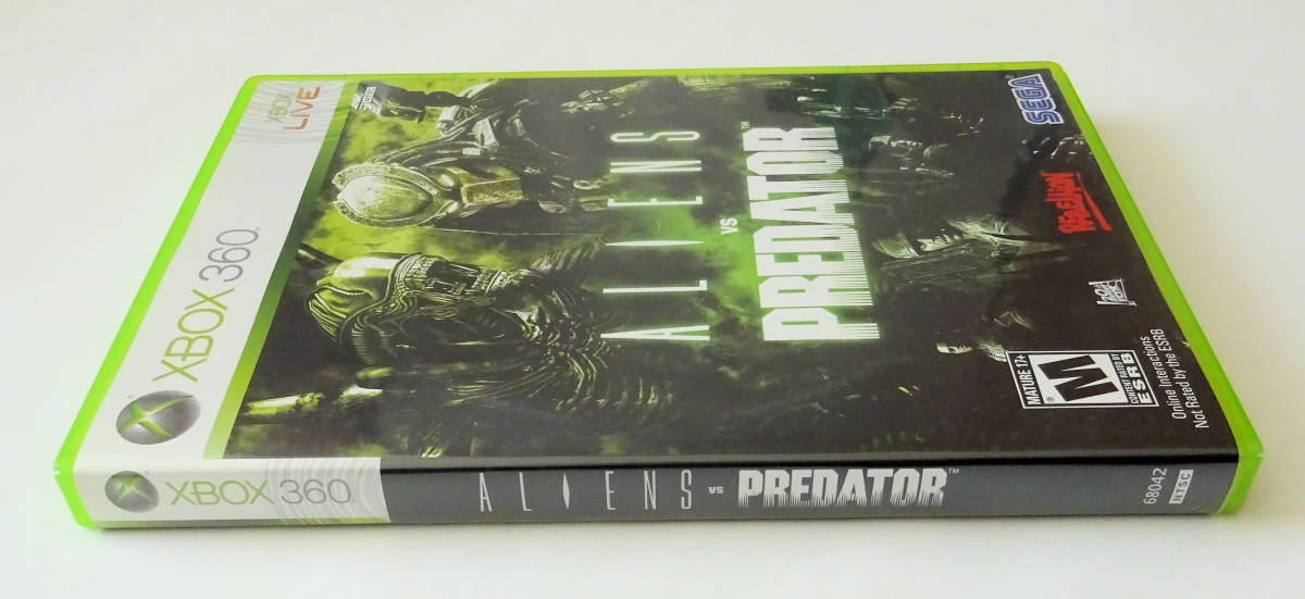 エイリアン VS プレデター (セガ) ALIENS vs PREDATOR (SEGA) 北米版 ★ XBOX 360 / XBOX ONE / SERIES X_画像4