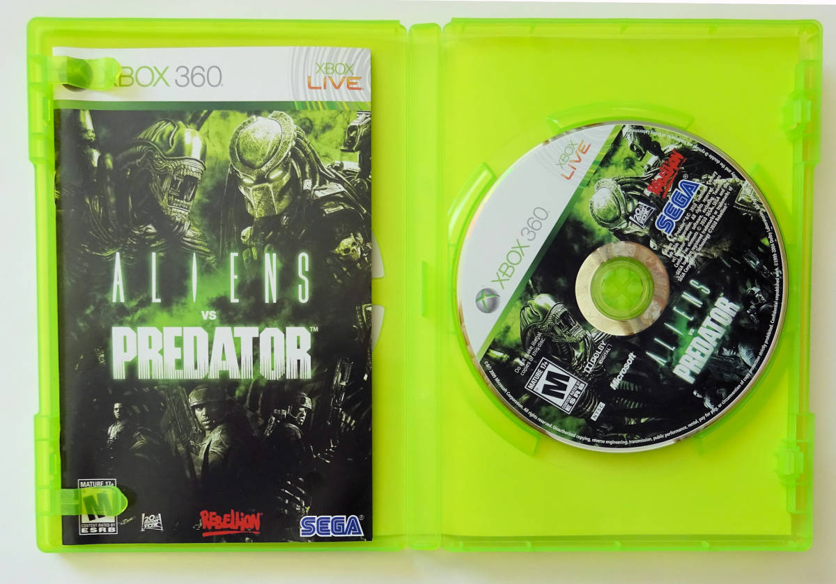 エイリアン VS プレデター (セガ) ALIENS vs PREDATOR (SEGA) 北米版 ★ XBOX 360 / XBOX ONE / SERIES X