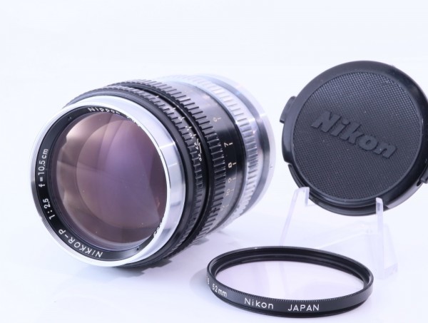 希少 良品 ニコン Nikkor P 10.5cm F/2.5 Nikon Sマウントレンズ www