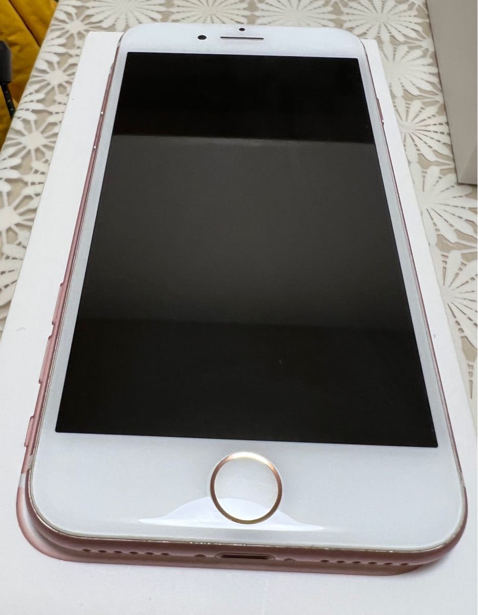 【値下げ品】 iPhone ローズゴールド 完動品 iPhone7 32GB SIMフリー 7 スマートフォン本体