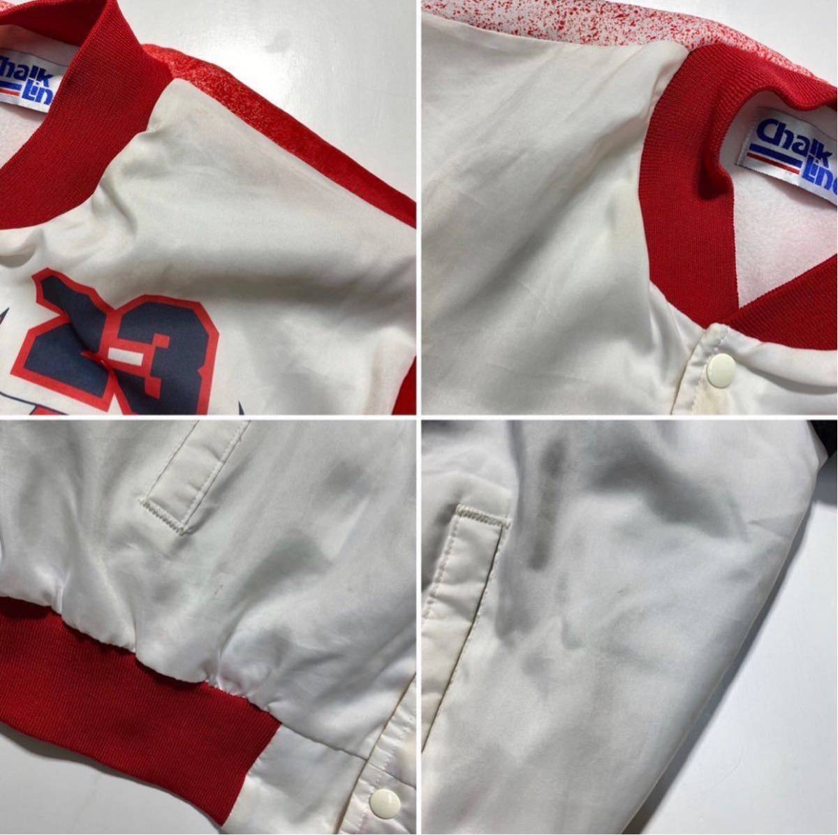 【XL】90s Vintage Chalk Line Michael Jordan JKT 90年代 ヴィンテージ チョークライン マイケルジョーダン スタジャン ブルズ USA製 Y889_画像8