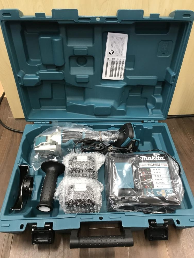 008○未使用品・即決価格○マキタ 100mm充電式ディスクグラインダ