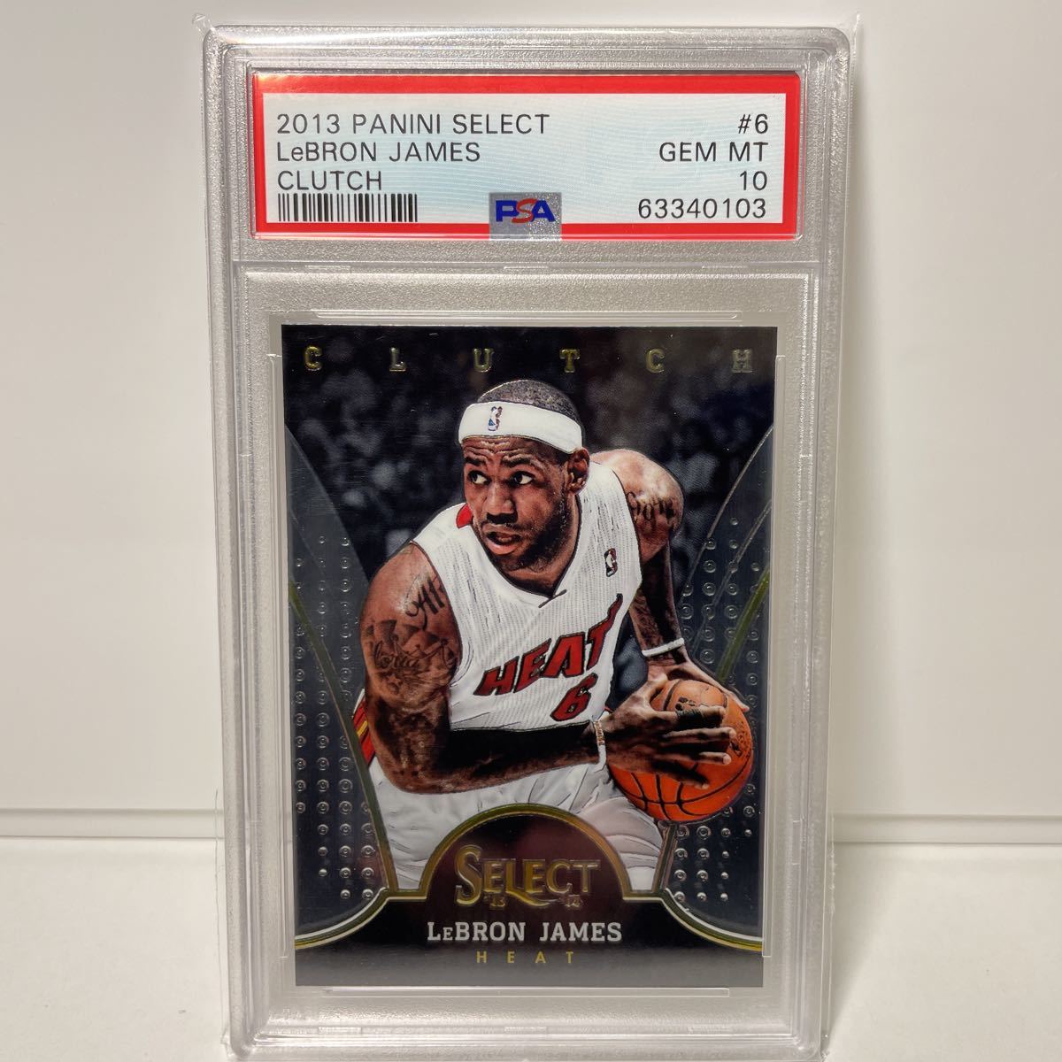 大人気 2013-14 Clutch James Lebron 】 10 PSA 【 Panini Select NBA