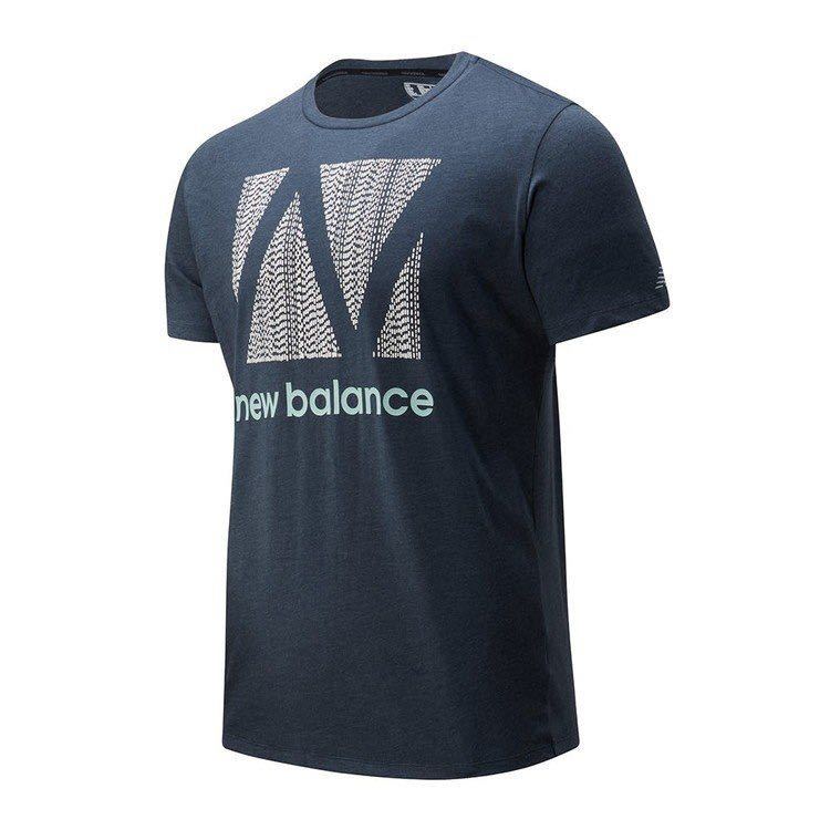 【新品未使用】New Balance ニューバランス★2Xショートスリーブ Tシャツ 半袖 ビッグロゴ 大きいサイズ 吸汗速乾 送料無料★ランニング