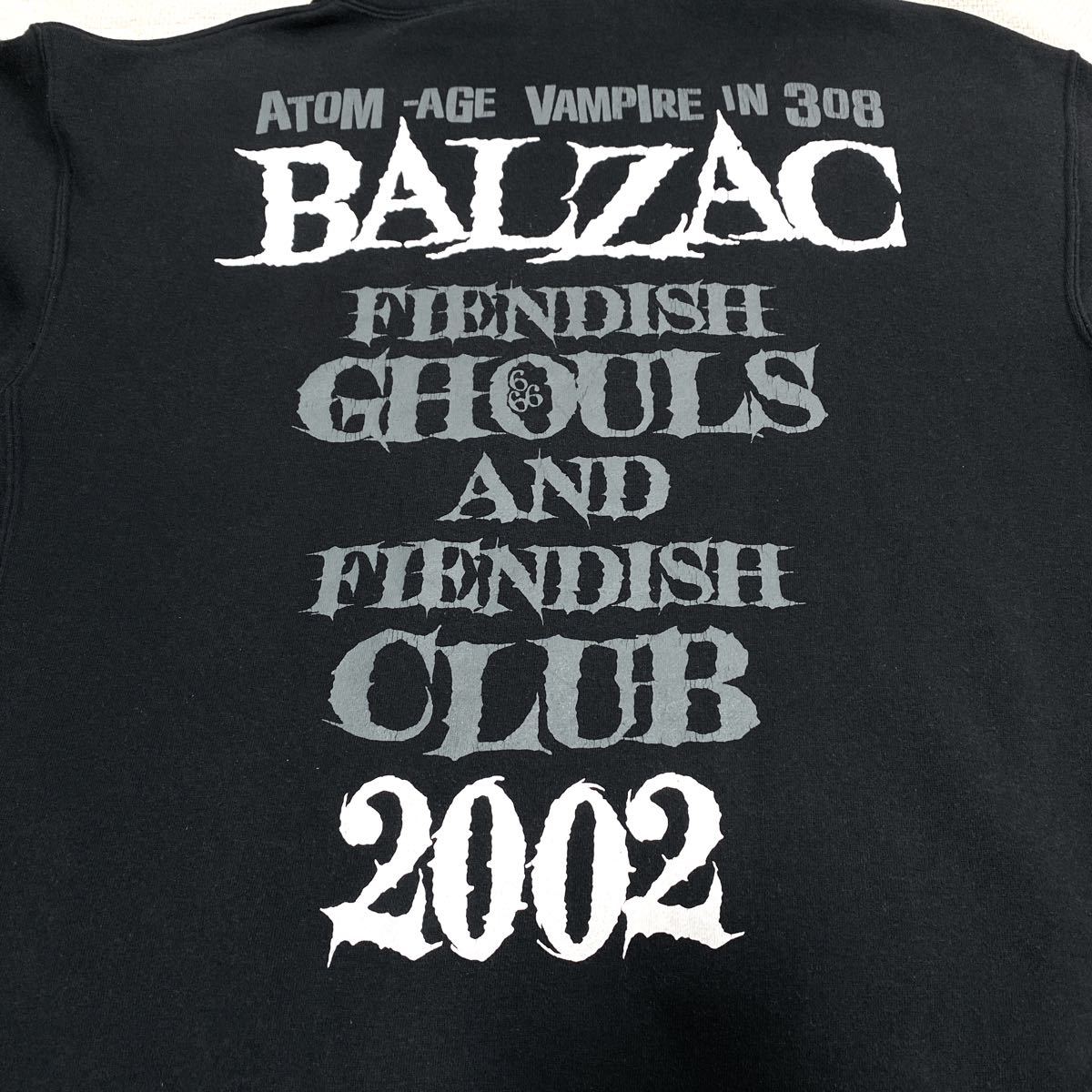 BALZAC バルザック パーカー L 2002 パンク グッズ ファンクラブ BALZAC バルザック パーカー L 2002 パンク グッズ ファンクラブ