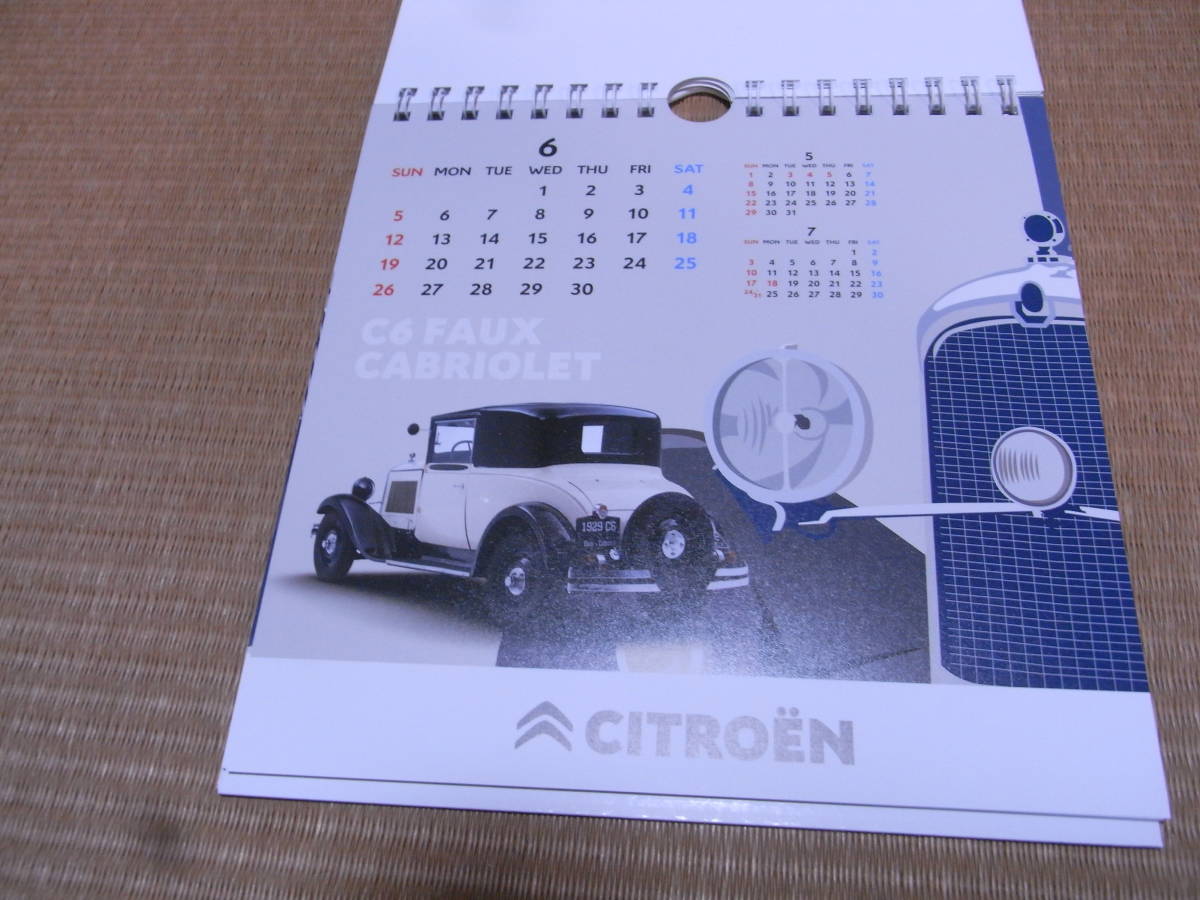 [ очень редкий ценный редкостный ]CITROEN Citroen 2022 год настольный календарь в Японии не продается машина размещение новый товар 