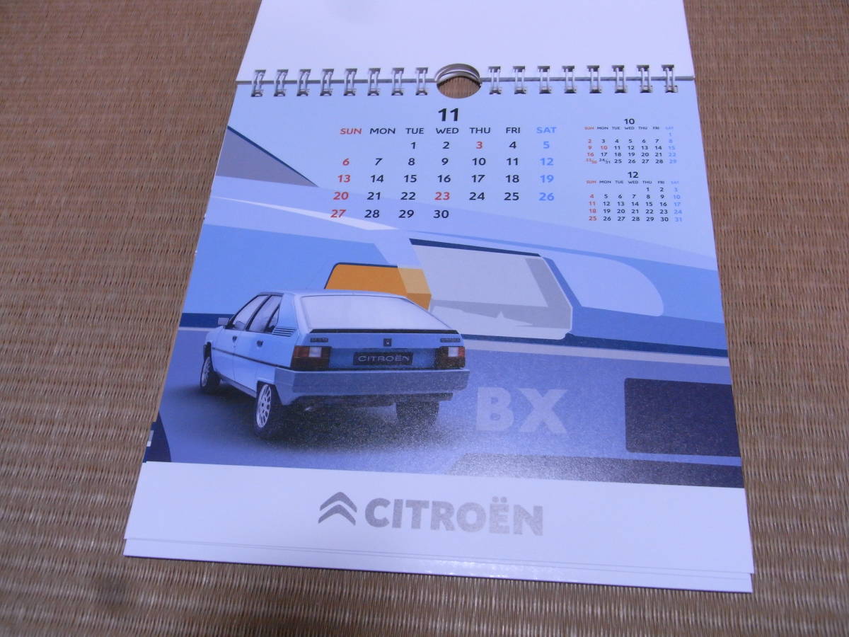 [ очень редкий ценный редкостный ]CITROEN Citroen 2022 год настольный календарь в Японии не продается машина размещение новый товар 