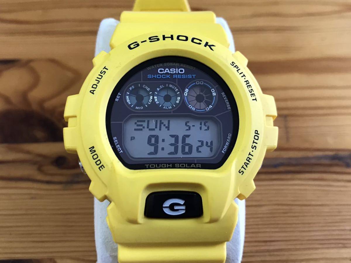 CASIO G-SHOCK G-6900A イエロー タフソーラー-