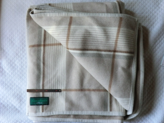 寝具関係○イタリア製 カシミヤ毛布 １００% Samarkanda 205×243cm 2.4