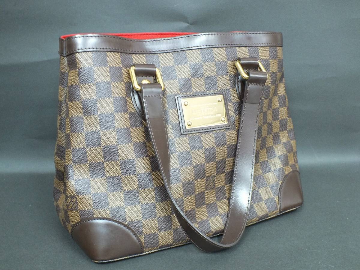 〇LOUISVUITTON　ダミエ　ハムステッドMM　トートバッグ　ショルダー　N51204　ルイヴィトン_画像1