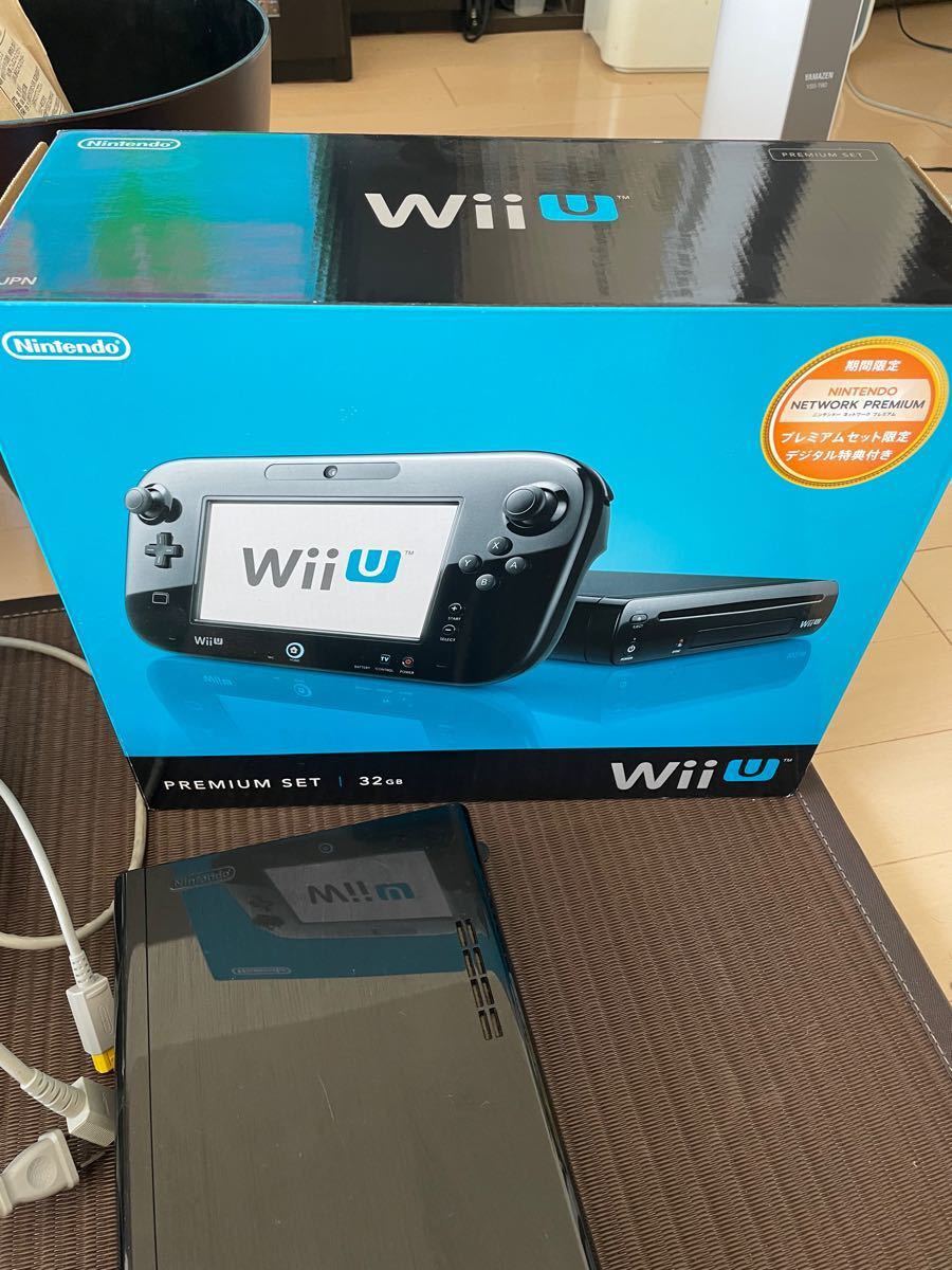 送料込】 値下げ中 Nintendo Wii U WII プレミアムセット KURO