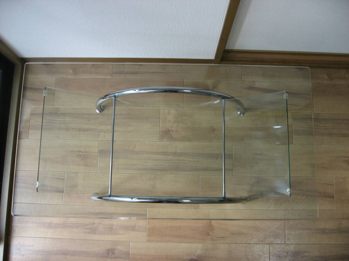 大塚家具 高級ガラステーブル 透明ガラス センターテーブル 直接 大塚家具 高級ガラステーブル 透明ガラス センターテーブル 直接