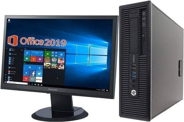 【サポート付き】超大画面22インチ液晶セット HP 600G1 大容量メモリー:4GB SSD:128GB Office 2019搭載 & ウイルスセキュリティZERO_画像5