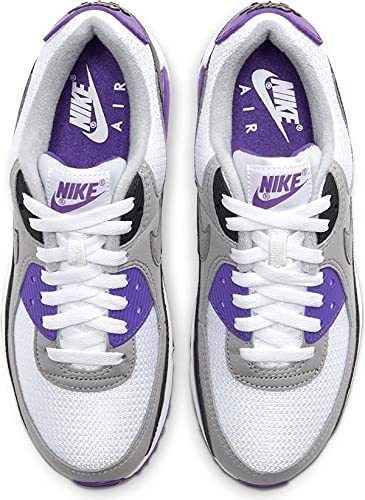 23cm NIKE W AIR MAX 90 ナイキ ウィメンズ エア マックス 90 CD0490-103 スニーカー 白 紫 青 灰 30周年 90年代 復刻 オリジナル