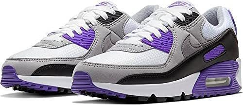 23cm NIKE W AIR MAX 90 ナイキ ウィメンズ エア マックス 90 CD0490-103 スニーカー 白 紫 青 灰 30周年 90年代 復刻 オリジナル