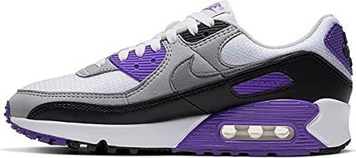 23cm NIKE W AIR MAX 90 ナイキ ウィメンズ エア マックス 90 CD0490-103 スニーカー 白 紫 青 灰 30周年 90年代 復刻 オリジナル