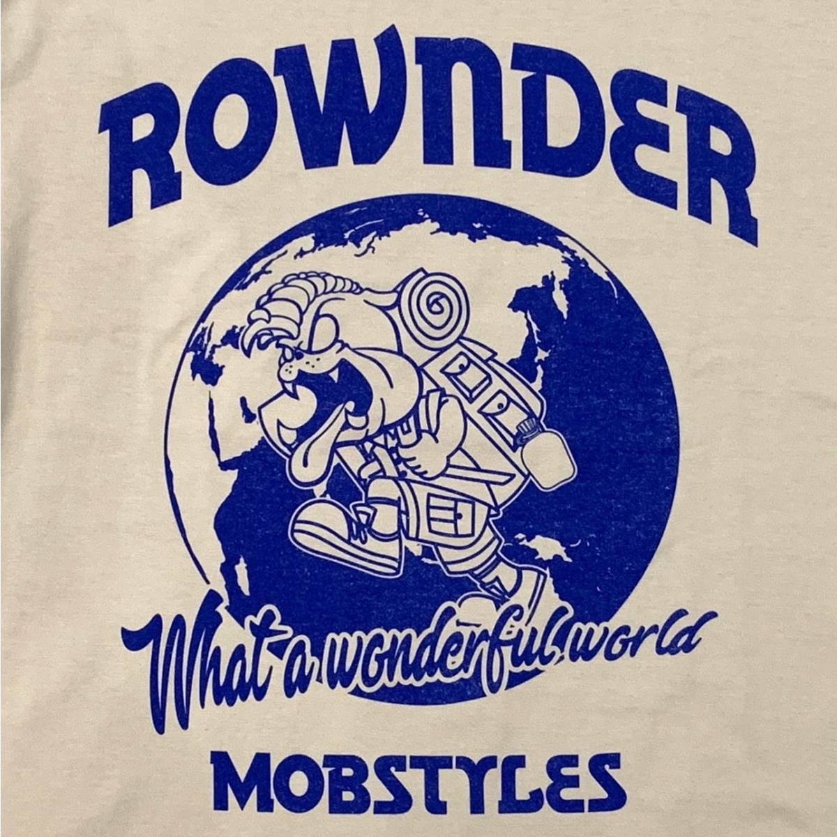 mobstyles モブスタイル■送料込■限定■MOB ROWNDER Tシャツ■ベージュ L■10feet ロリクレ ルーディーズ リバーサル クリームソーダ