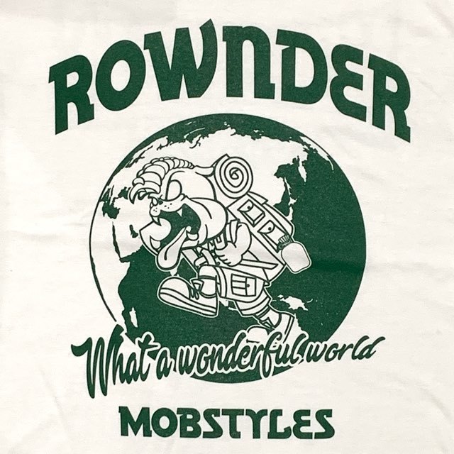 mobstyles モブスタイル■送料込■限定モデル■MOB ROWNDER ロンＴ 長袖シャツ■白 M■10feet ルーディーズ 格闘技 キャンプ rizin 斎藤裕_画像1