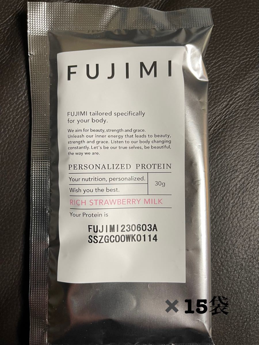 FUJIMI パーソナライズプロテインSS 30g×15袋