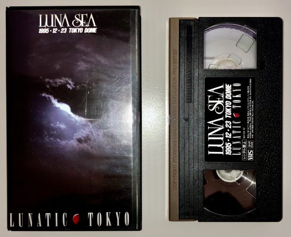 【超激レア 廃盤 美品】VHS LUNA SEA 1995・12・23 TOKYO DOME LUNATIC TOKYO #ルナシー RYUICHI SUGIZO INORAN J 真矢_画像1