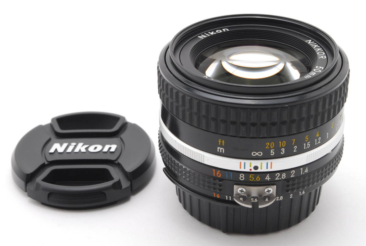 Nikon Ai NIKKOR 50mm f1.4S Ai-S f1.4 動作も写りもOK 概ねキレイ 