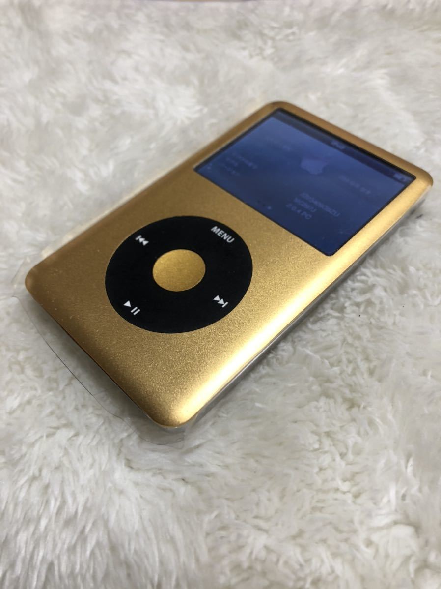 希少 Apple iPod classic 第6.5世代 160GBから256GB 金 ゴールド