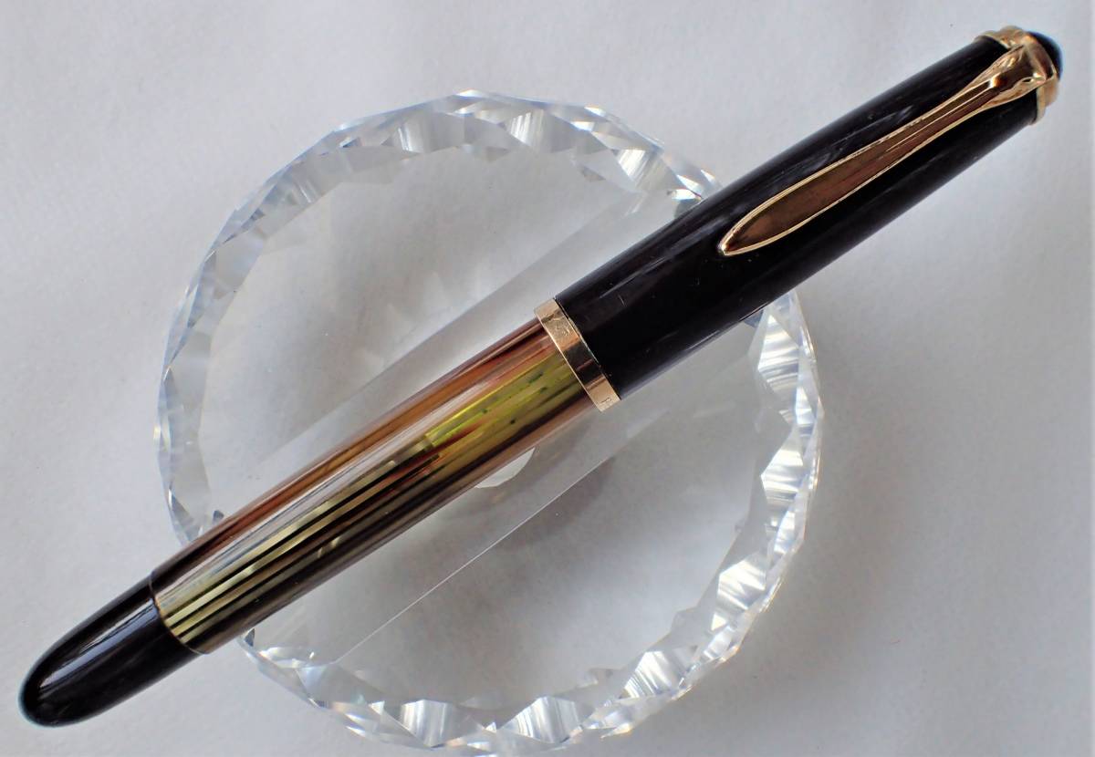 ビンテージ品 ペリカン Pelikan 400NN トートイス縞 万年筆 ニブ F ビンテージ品 ペリカン Pelikan 400NN トートイス縞 万年筆 ニブ F