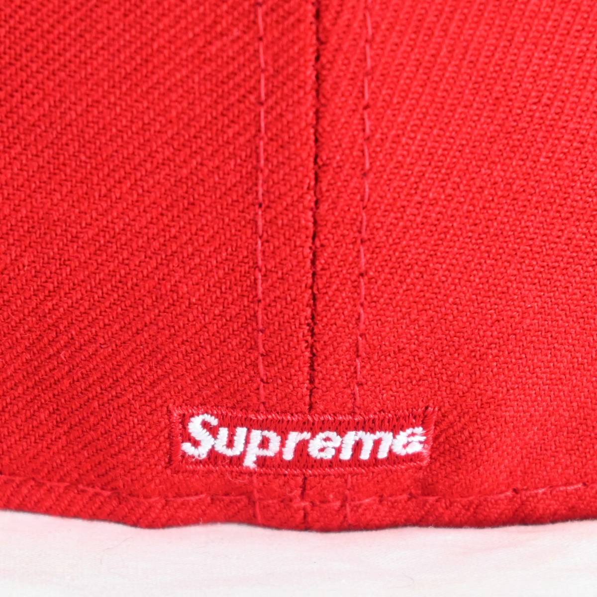 未使用品 シュプリーム supreme キャップ NEWERA S LOGO CAP 7 1/2 半タグ Sロゴ ニューエラ_画像8