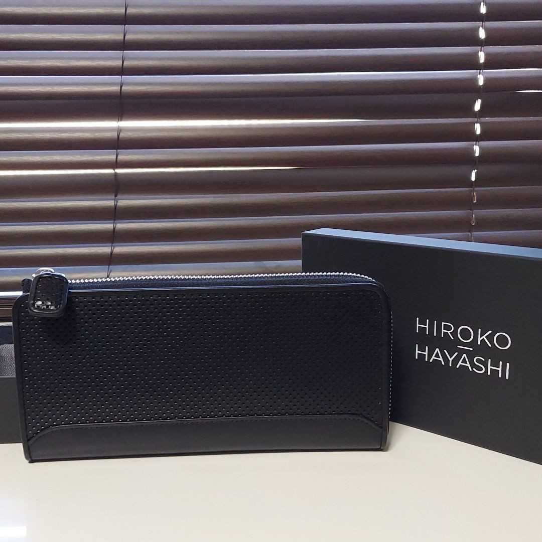 新品 HIROKO HAYASHI ハヤシヒロコ バルベーラ ファスナー式長財布