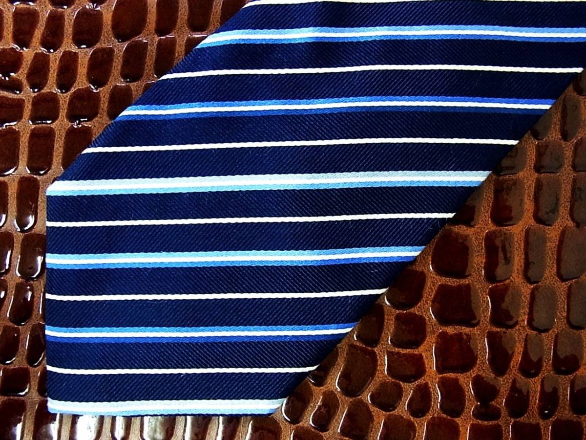 E1290N* beautiful goods * Comme Ca ISM( Comme Ca Du Mode )[ stripe ] necktie 
