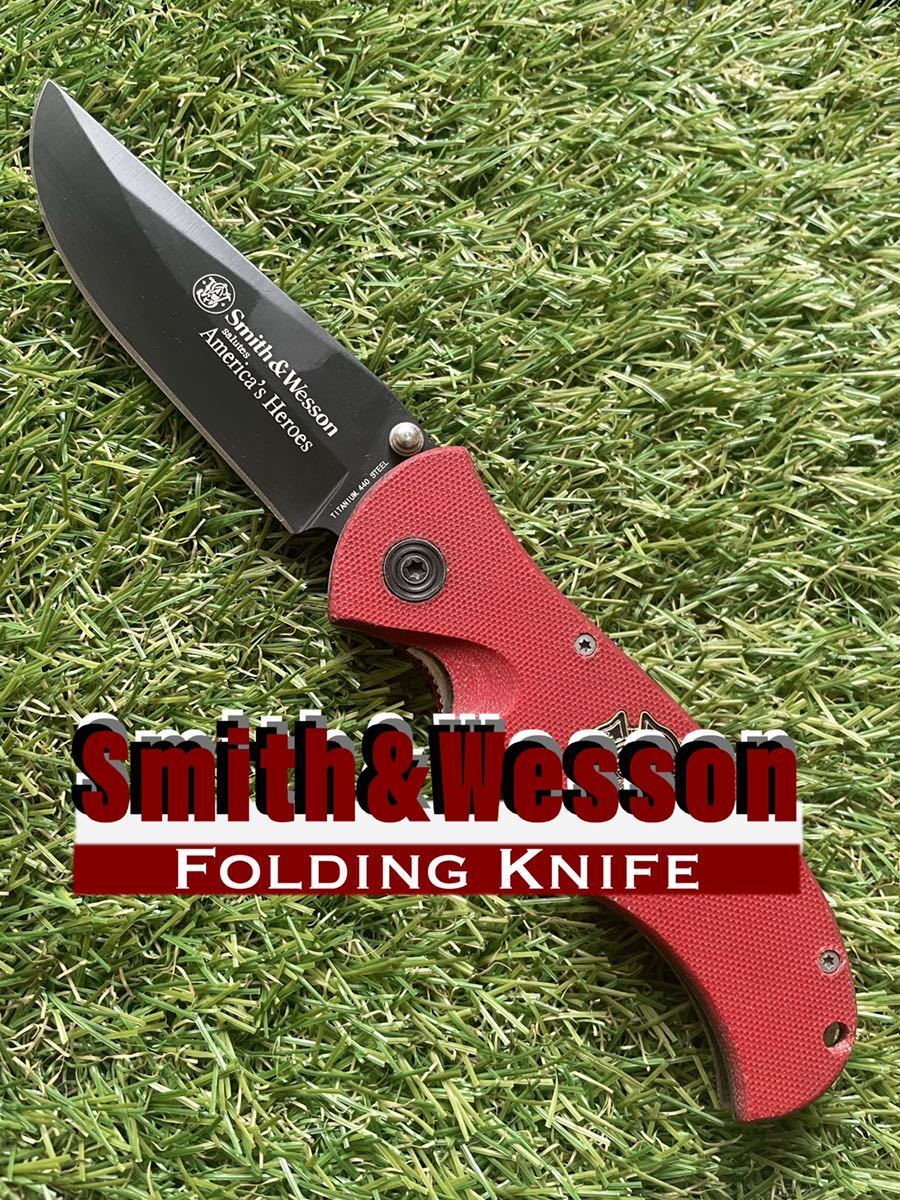 Smith&Wesson #701 ［America's Heroes］フォールディングナイフ 折りたたみナイフ