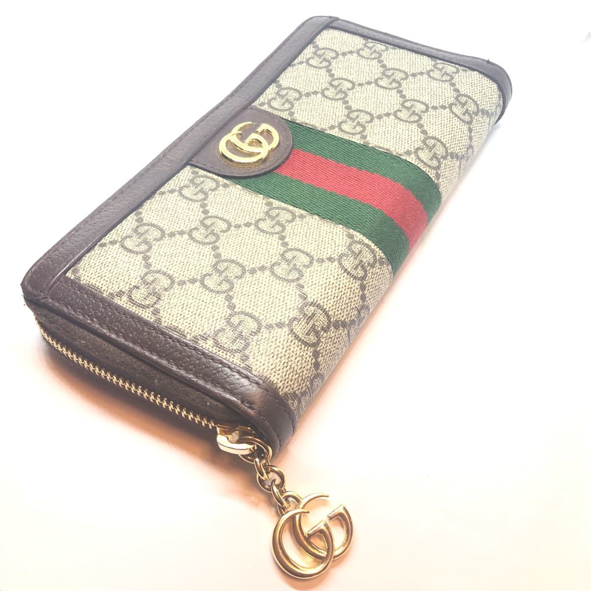 GUCCI グッチ オフィディアGGスプリーム ジップアラウンドウォレット