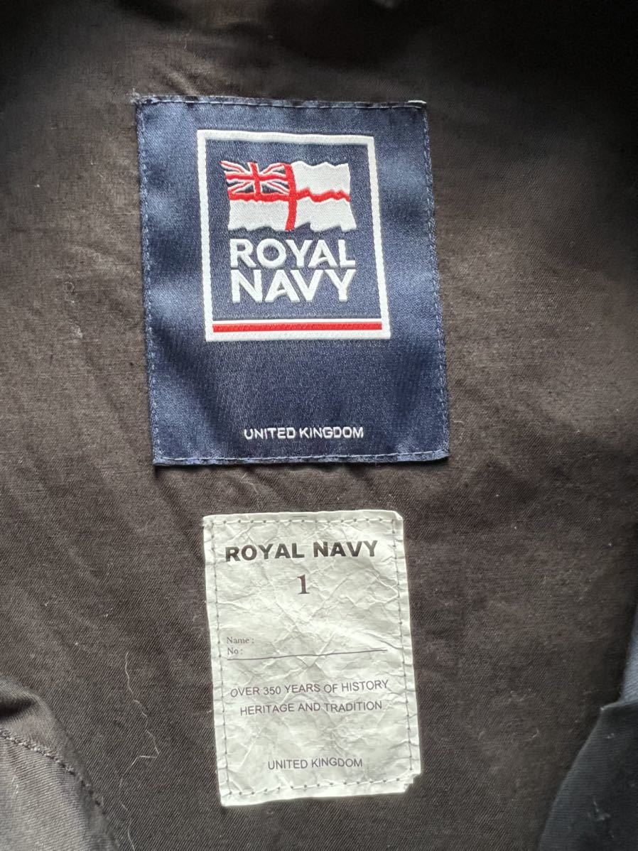 ROYAL NAVY ロイヤルネイビー クレイジーカラー ビックシルエットシャツジャケット サイズ1(S) 英国海軍_画像7