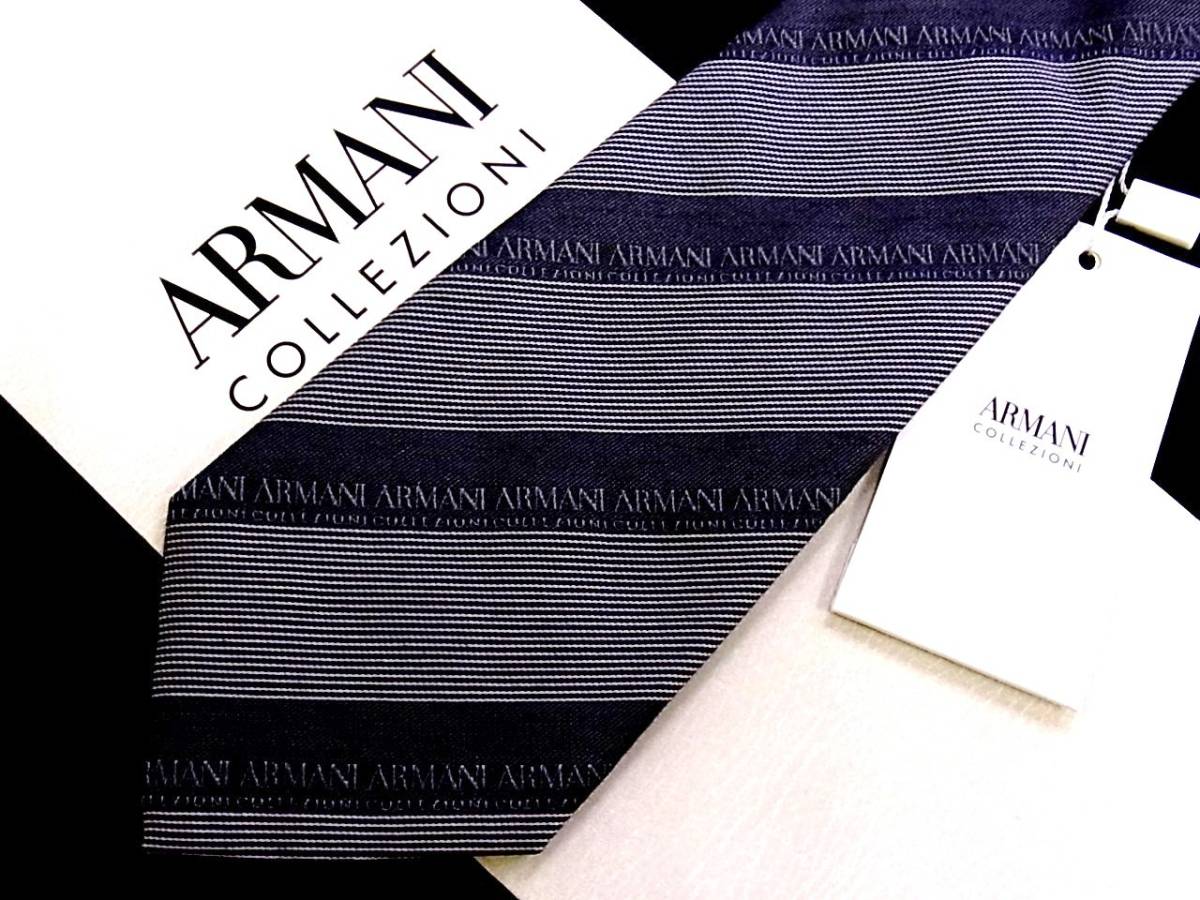 ***:.*:[ новый товар ]4337T Armani [COLLEZIONI][ общий Logo / полоса ] галстук 