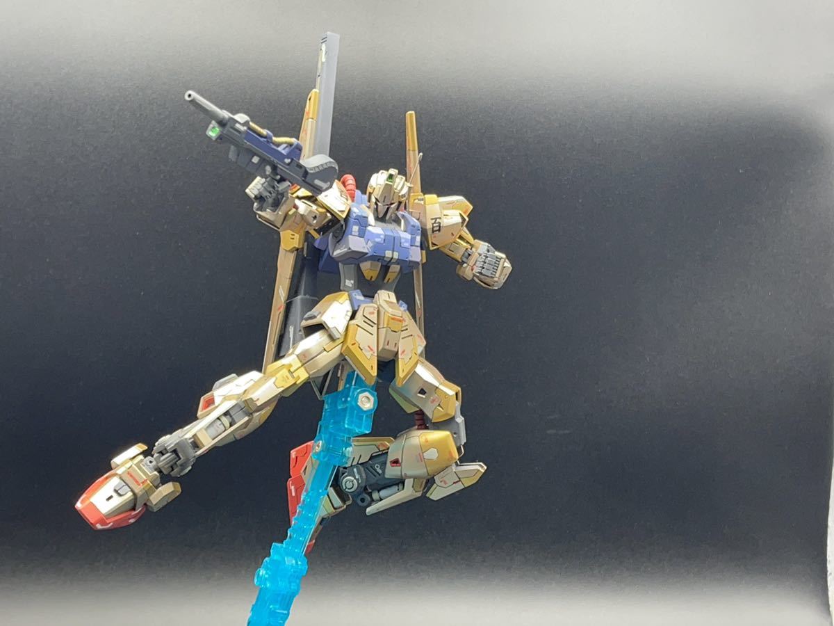 徹底改修 HG UC 1/144 RG風 百式 リバイブ版 改造 全塗装 完成 徹底改修 HG UC 1/144 RG風 百式 リバイブ版 改造 全塗装 完成