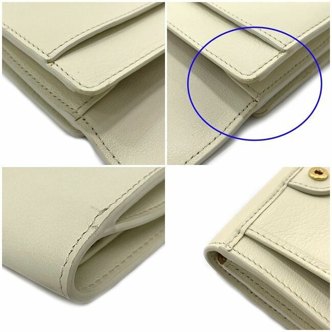 クロエ 二つ折り 財布 ホワイト ヴィック CHC19SP066A88 119 未使用 美