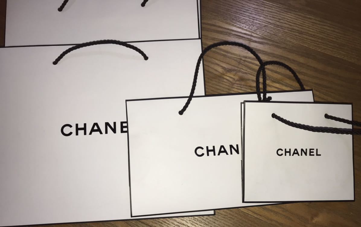 CHANEL シャネル 紙袋 ショッパー 3枚 - その他