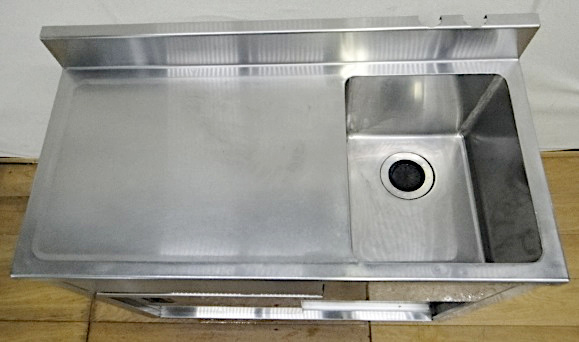 タニコー 収納付き 1槽シンク 900×450×800 / 業務用 ステンレス タニコー 収納付き 1槽シンク 900×450×800 / 業務用 ステンレス