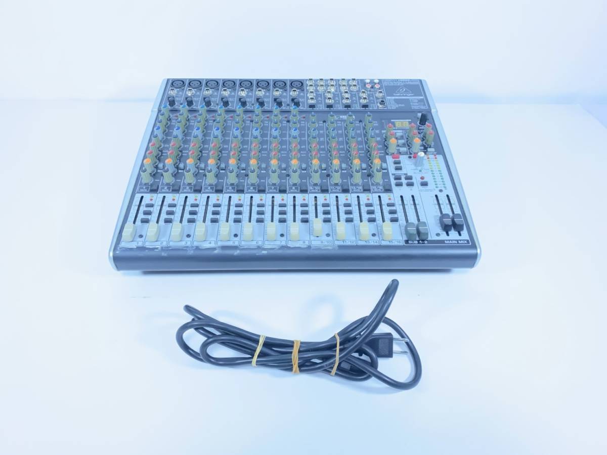 現状品】 通電確認済 behringer ベリンガー ミキサー XENYX X2222USB