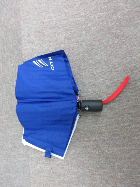 * super-rare rare good-looking * Citroen CITROEN* folding umbrella * one touch type * tricolor color * new goods * unused goods * outside fixed form postage 510 jpy **
