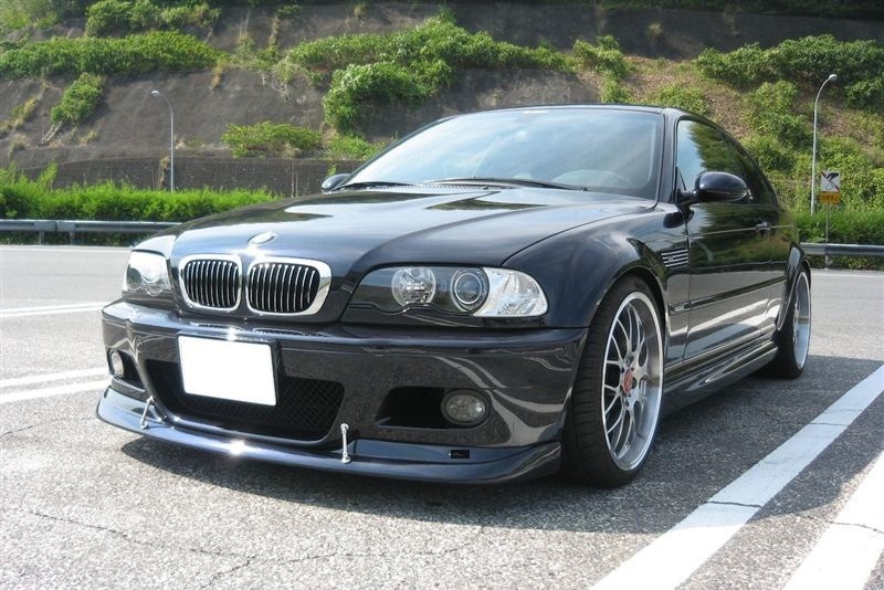 7●BMW E46M3用カーボンスポイラー /カーボンリップ/リップスポイラー/アンダーリップ/MVR/ブレイト/ACS/3pcs/フリッパー/シュニッザ_画像9