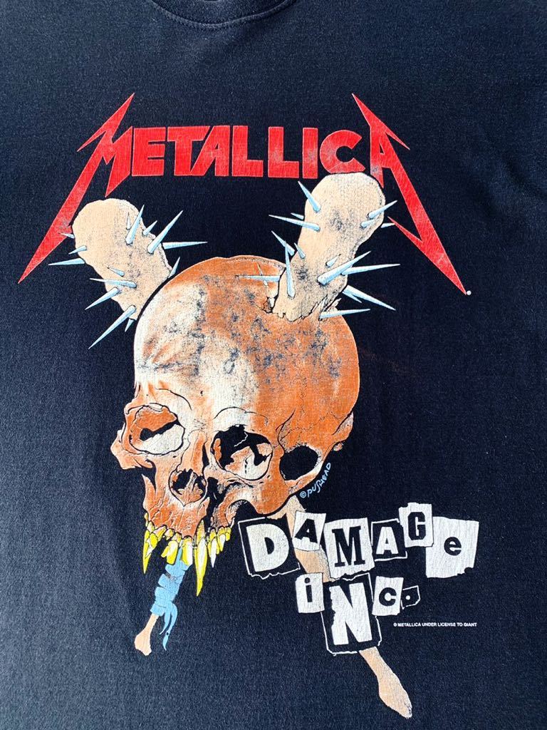 在庫あお得 ヤフオク! - METALLICA DAMAGE inc ツアーTシャツ バンドT